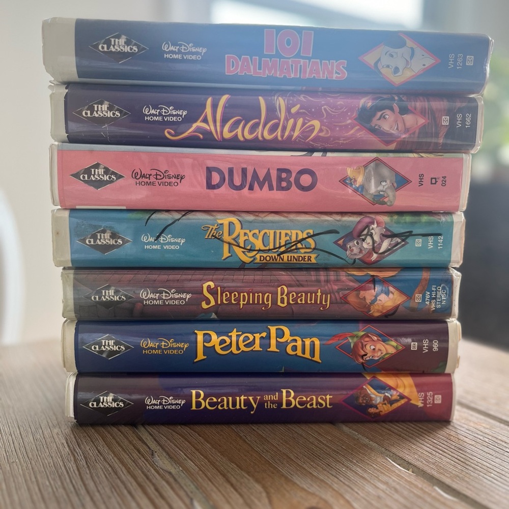 Disney black diamond VHS lot